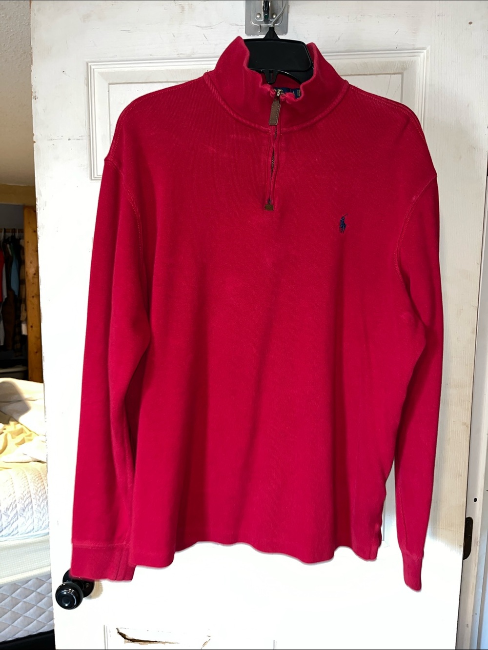 Men’s POLO RALPH LAUREN - 1/4 Zip Pullover, size large!